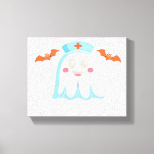 Dialysis Nephrologie Nurse Niedlich Halloween Spoo Leinwanddruck