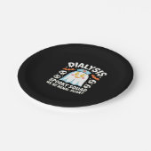 Dialysis Nephrologie Nurse Niedlich Halloween Spoo Pappteller (Schrägansicht)