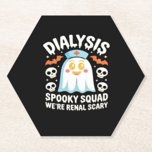 Dialysis Nephrologie Nurse Niedlich Halloween Spoo Untersetzer