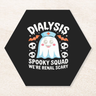 Dialysis Nephrologie Nurse Niedlich Halloween Spoo Untersetzer