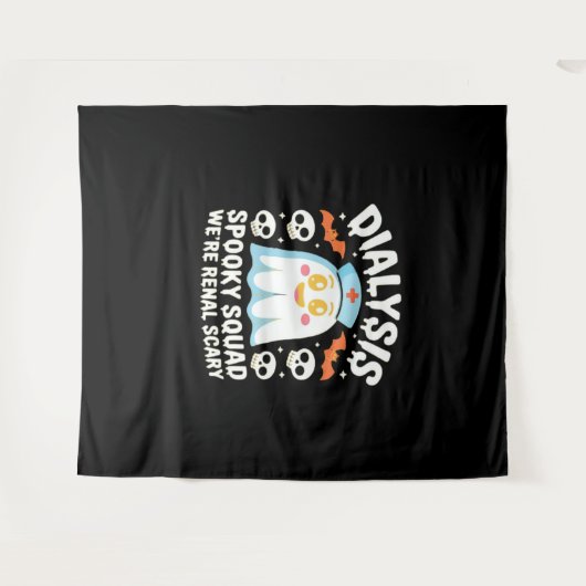 Dialysis Nephrologie Nurse Niedlich Halloween Spoo Wandteppich (Vorderseite (Horizontal))