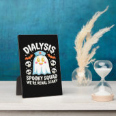 Dialysis Nephrology Nurse Cute Halloween Spooky Es Fotoplatte (Seite)
