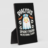 Dialysis Nephrology Nurse Cute Halloween Spooky Es Fotoplatte (Seite)