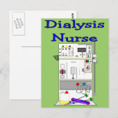 Dialysis Nurse Geschenke Einzigartiges Maschinende Postkarte (Vorne/Hinten)