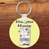 Dialysis Nurse Geschenke Einzigartiges Maschinende Schlüsselanhänger (Vorderseite)