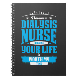 Dialysis Nurse Hero Nephrologie Krankenpflege Notizblock