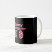Dialysis Nurse Kidney Whisperer Nephrologie Tech Kaffeetasse (VorderseiteRechts)