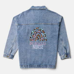 Dialysis Nurse Nephrologie Krankenpflege Abteilung Jeansjacke