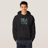 Dialysis Nurse Ninja Nephrologie Team Tech Hoodie (Vorne ganz)