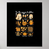 Dialysis Nurse Tis The Season To Halloween Poster (Vorne)