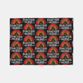 Dialysis Rn Nephrology Registered Nurse Kidney Fleecedecke (Vorderseite (Horizontal))