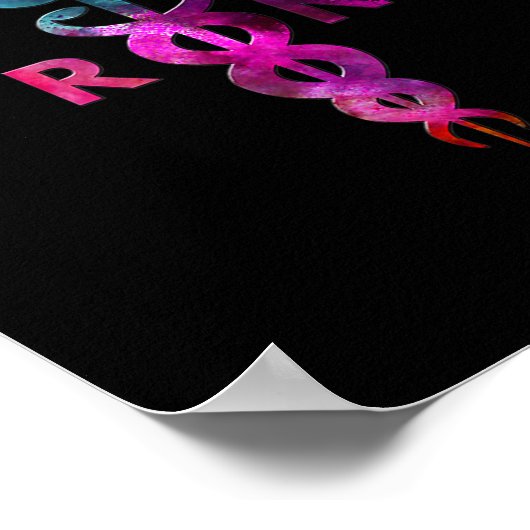 Dialysis RN Nurses Nephrologie Registered Nurse Poster (Ecke)