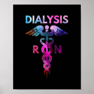 Dialysis RN Nurses Nephrologie Registered Nurse Poster