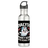 Dialysis Spooky Squad Nephrologie Halloween Nephro Edelstahlflasche (Vorderseite)