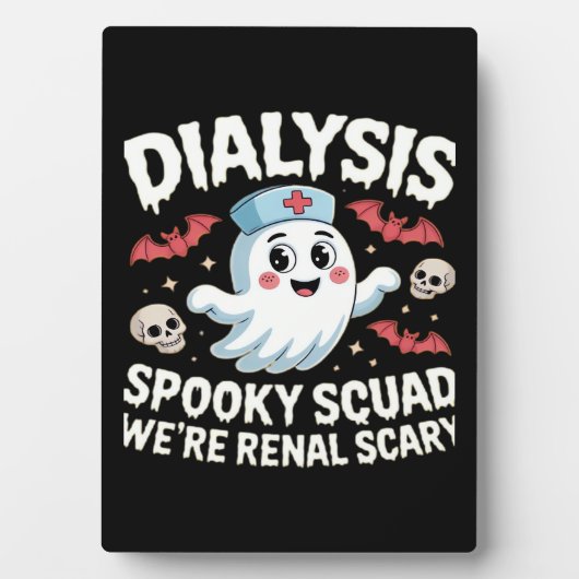 Dialysis Spooky Squad Nephrologie Halloween Nephro Fotoplatte (Vorderseite)