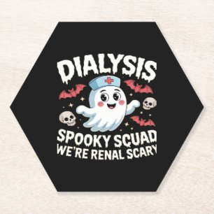 Dialysis Spooky Squad Nephrologie Halloween Nephro Untersetzer