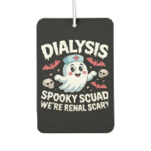Dialysis Spooky Squad Renal Halloween Nephrology N Autolufterfrischer (Vorderseite)
