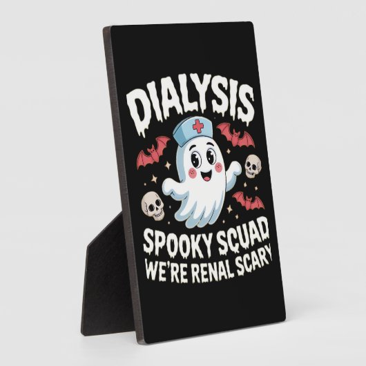 Dialysis Spooky Squad Renal Halloween Nephrology N Fotoplatte (Seite)