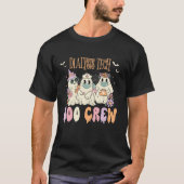 Dialysis Tech Boo Crew Ghost Nurse Kostüm Funny H T-Shirt (Vorderseite)