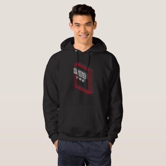 Dialysis Tech Job Title Appreciation Retro Hoodie (Vorne ganz)