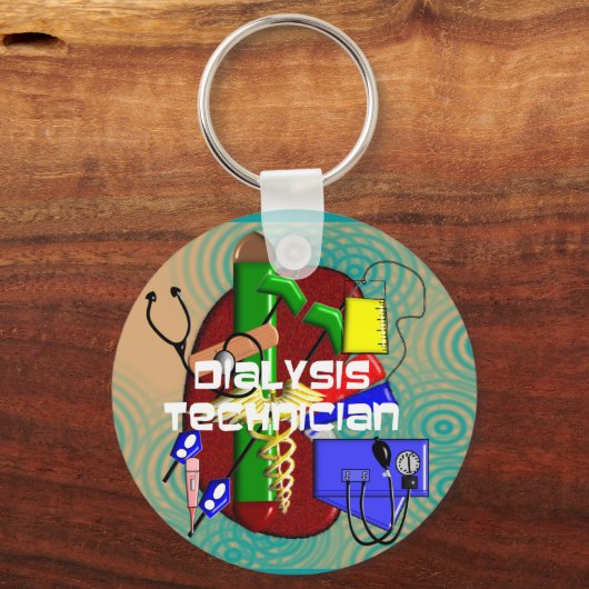 Dialysis Technician Art Geschenke Schlüsselanhänger (Vorderseite)