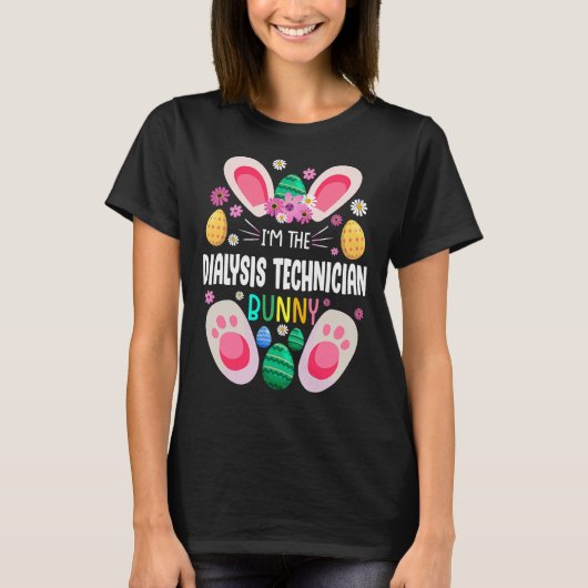 Dialysis Technician Lehrerin Bunny Ostertag Rabbi T-Shirt (Vorderseite)