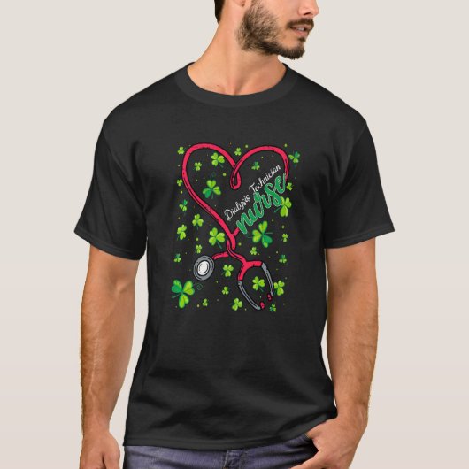 Dialysis Technician Nurse St. Patricks Day Love St T-Shirt (Vorderseite)