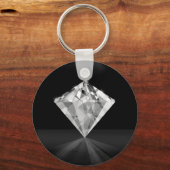 Diamant-161739 Edelstein Juwel glänzende Modegl Schlüsselanhänger (Vorderseite)