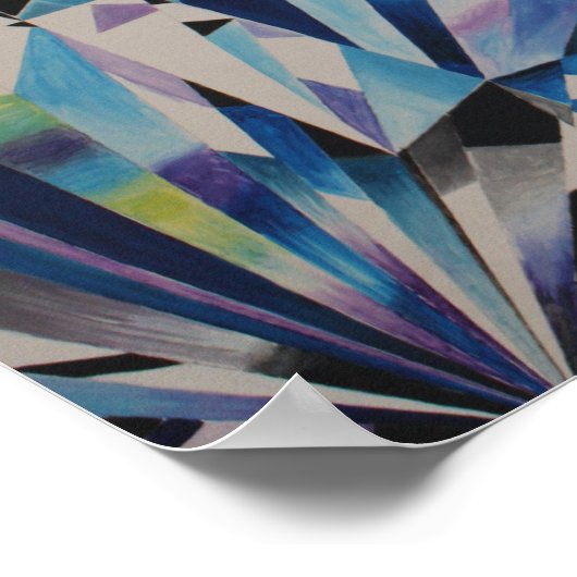 Diamant 16" x 12", Value Poster Paper (Matte) (Ecke)