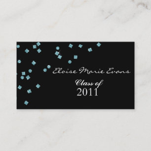 Diamant-Abschluss-Repräsentanten-Karte Telefonnummerkarte