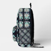 Diamant Argyle Muster Klassisch Modern Abstract Bedruckter Rucksack (Rechts)