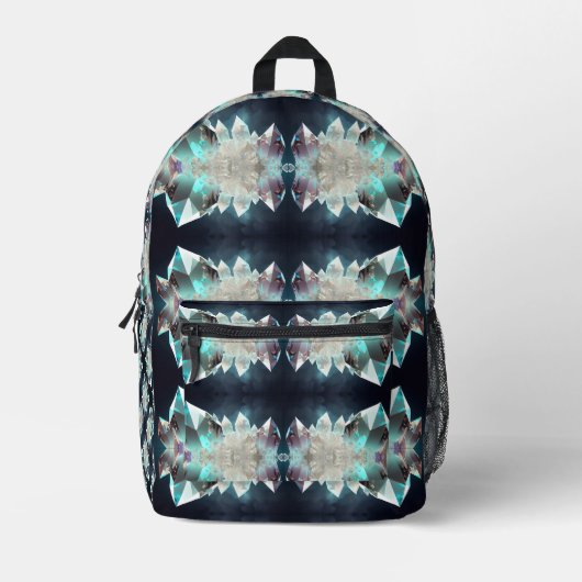 Diamant Argyle Muster Klassisch Modern Abstract Bedruckter Rucksack (Vorderseite)
