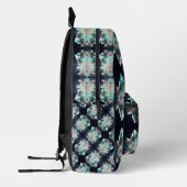 Diamant Argyle Muster Klassisch Modern Abstract Bedruckter Rucksack (Links)