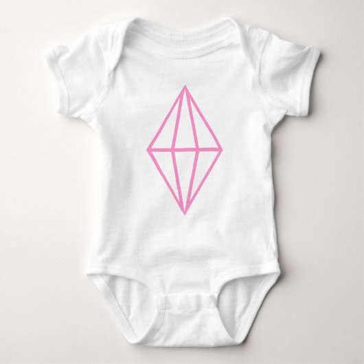 Diamant Baby Strampler (Vorderseite)