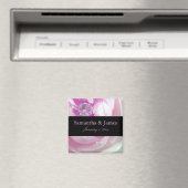 Diamant bei Pink Rose Personal Wedding Magnet (In Situ (Geschirrspüler))