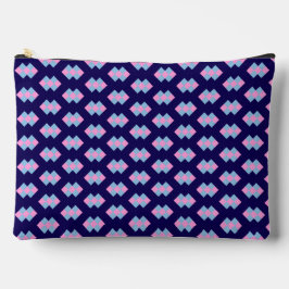 Diamant Blau Groß Zubehörtasche