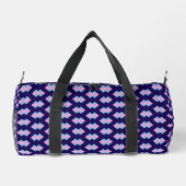 Diamant Blau Klein Duffle Bag (Rückseite)