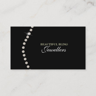 Diamant Bling Jewel Juwelier Store Business Card Visitenkarte