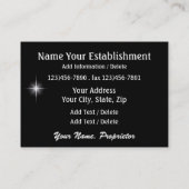 Diamant Bling - SRF Visitenkarte (Rückseite)