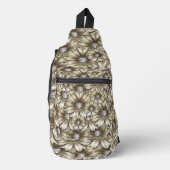 Diamant-Blume Crossbody Bag (Vorderseite)