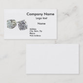 Diamant-Bolzen-Visitenkarte Visitenkarte (Vorne/Hinten)