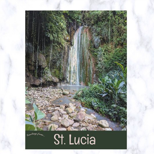 Diamant Botanischer Garten St Lucia Postkarte