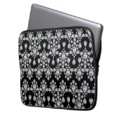 Diamant-Damast Laptopschutzhülle (Vorderseite Links)