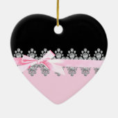 Diamant Delilah Keramik Ornament (Hinten)
