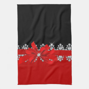 Diamant Delilah (rot) Handtuch