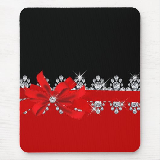 Diamant Delilah (rot) Mousepad (Vorne)