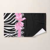 Diamant Delilah Zebra (Rosa) Badhandtuch Set (Handtuch)