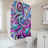 Diamant Design Duschvorhang (Beispiel)