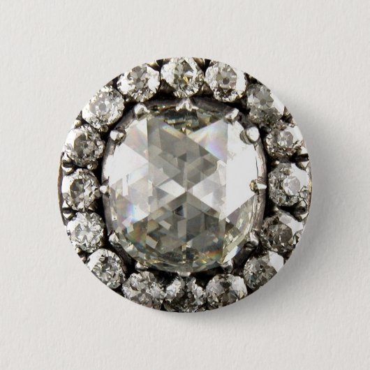 Diamant-diamante de imitación-Vintage Button (Vorderseite)