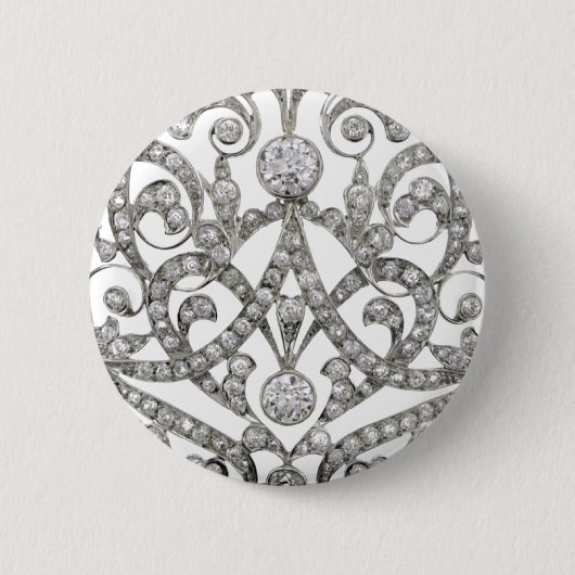 Diamant-diamante de imitación-Vintage Button (Vorderseite)